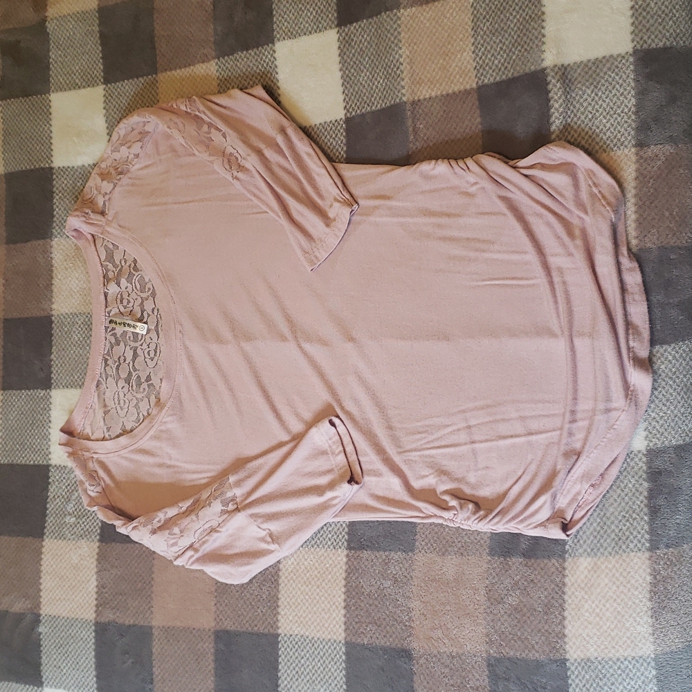 Pink Lace Top